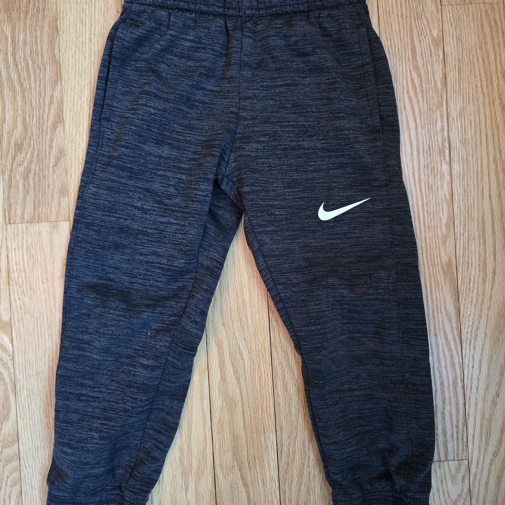 Nike Kids Charcoal Joggers with White Logo